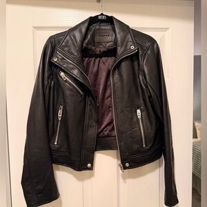 Blank NYC black leather jacket